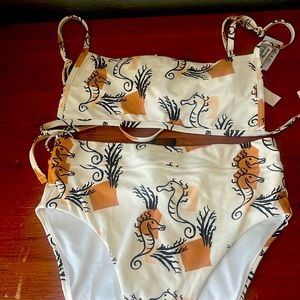 Madewell seahorse swimsuit